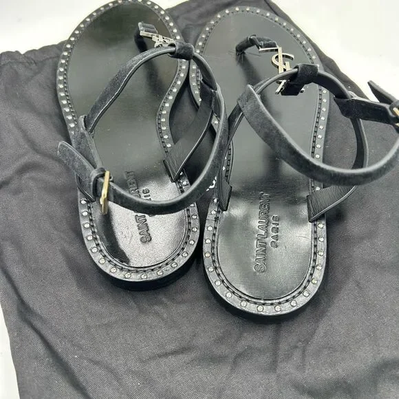 Women's Saint Laurent Ysl, Cassandra sandals size 39.5 made in Italy - Picture 11 of 11
